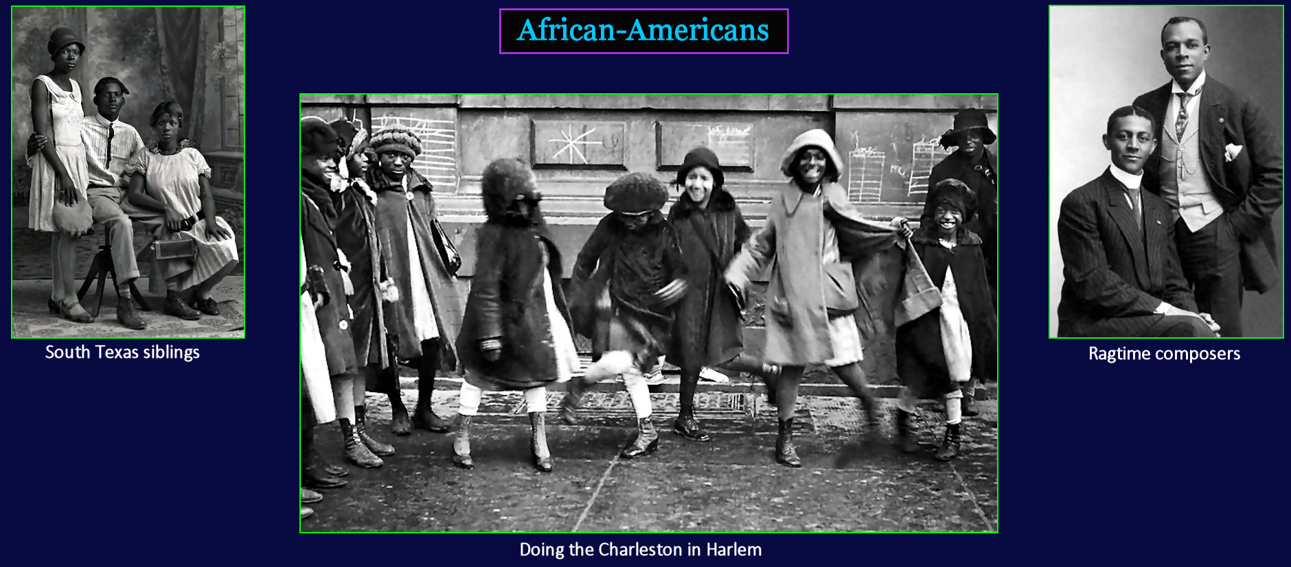 Blacks on the rise, 1920s